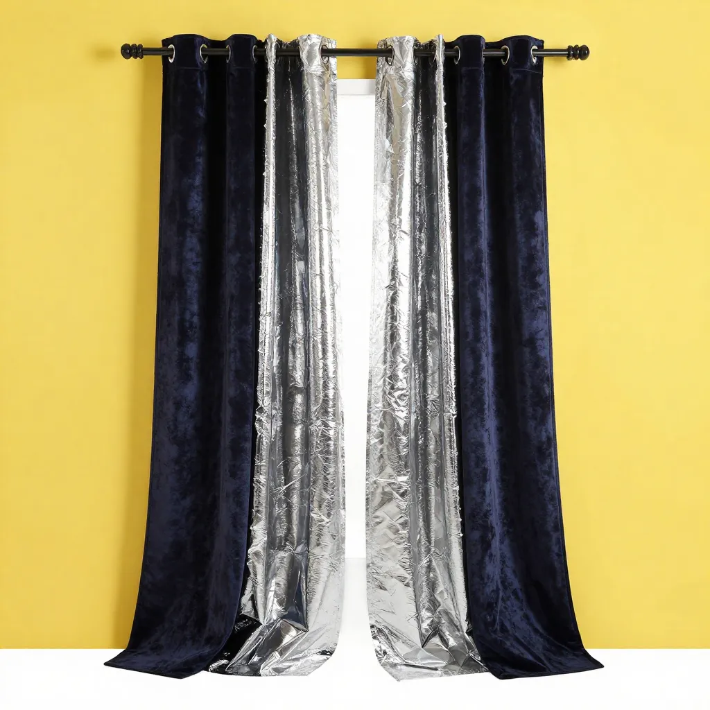 Minimalist thermal curtain style